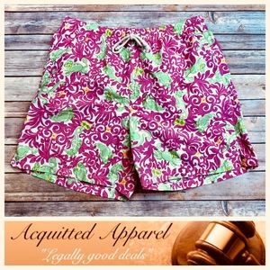 (Lilly Pulitzer) Men's Swim Trunks RARE Sea Horse
